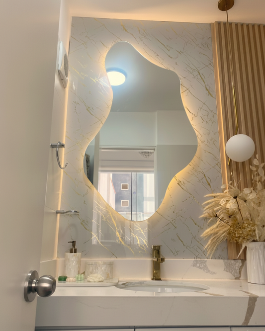 Kira LED - espejo curvo